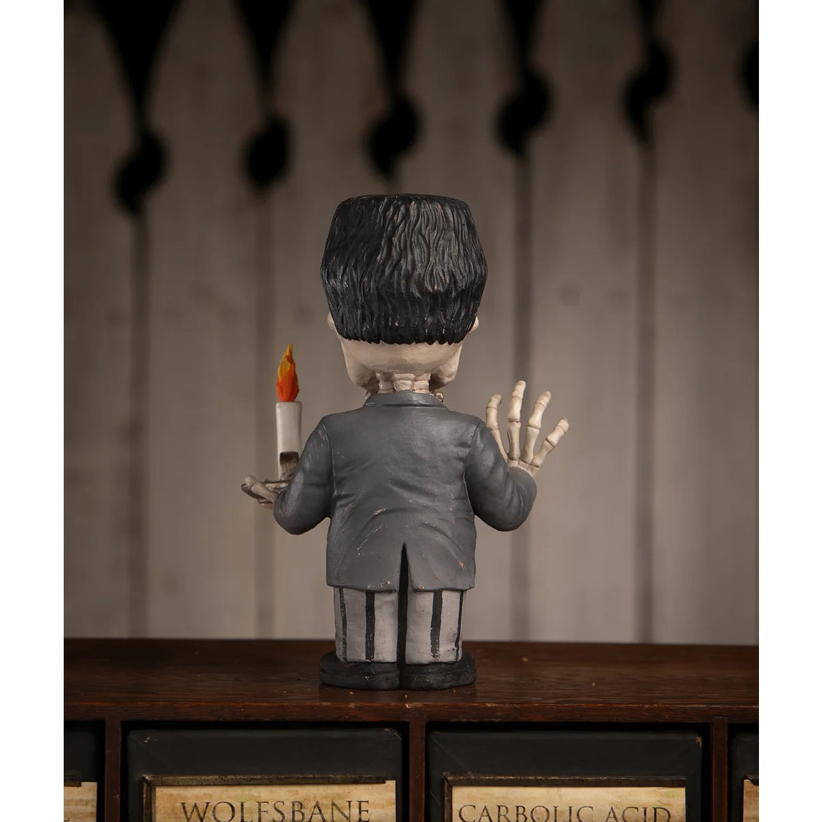Franken Skelly – Frankenstein-Inspired Skeleton Figurine by Bethany Lowe