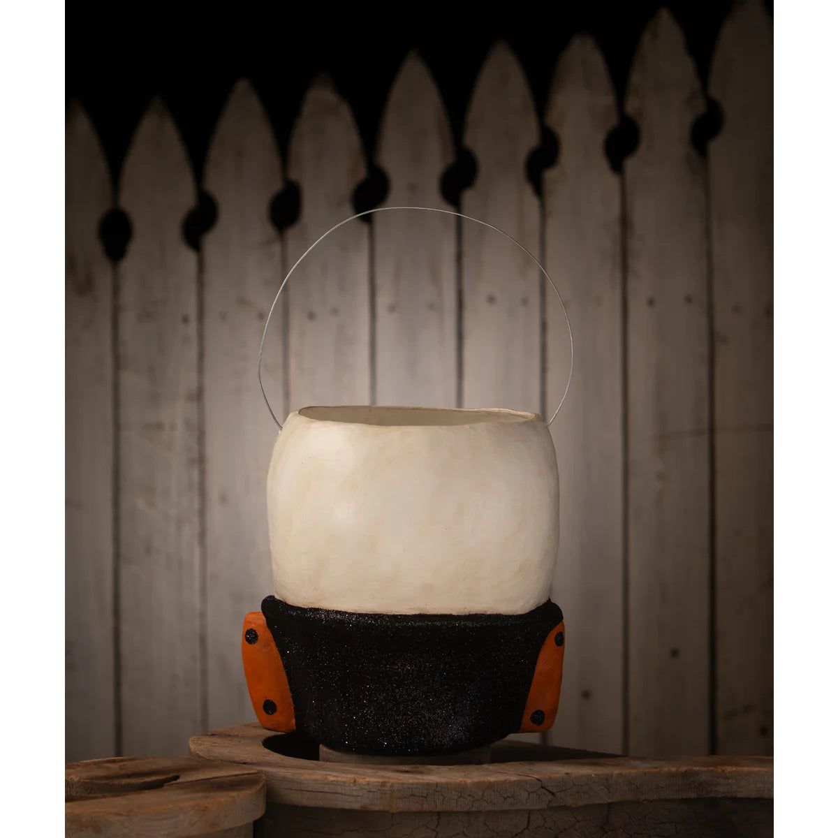 Mr. Albert Skully Bucket – Vintage-Style Skeleton by Bethany Lowe