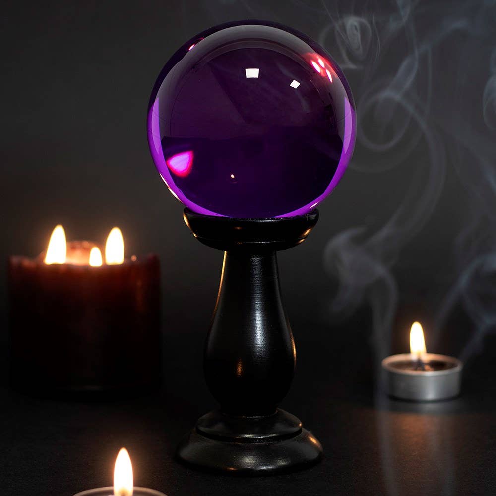 Mystical Crystal Ball on Stand