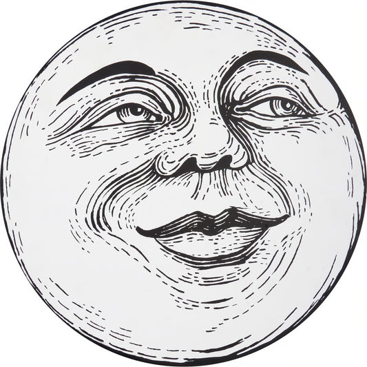 Man in the Moon Wall Décor – Cottagecore Halloween Accent