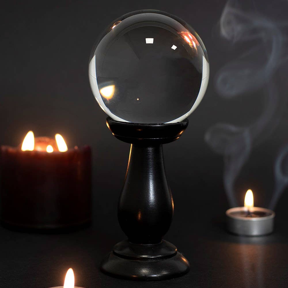 Mystical Crystal Ball on Stand