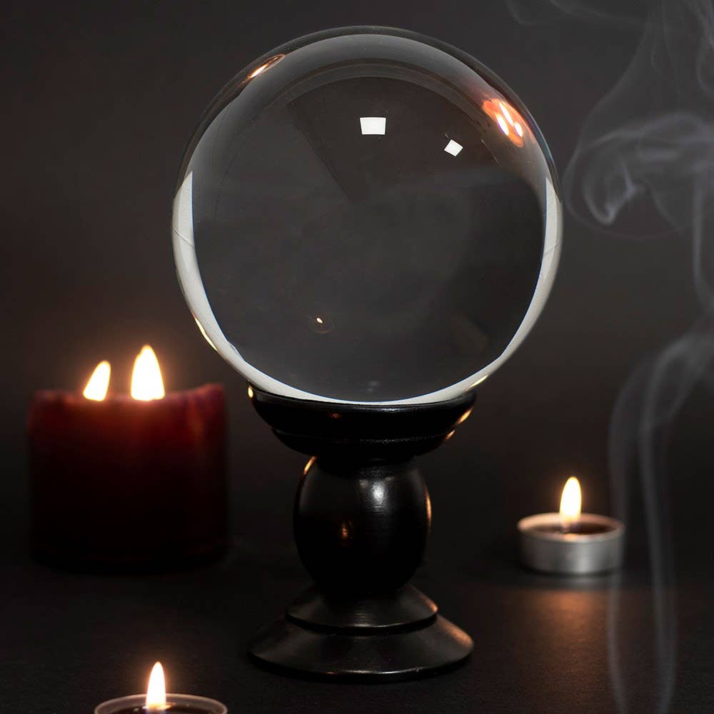 Mystical Crystal Ball on Stand